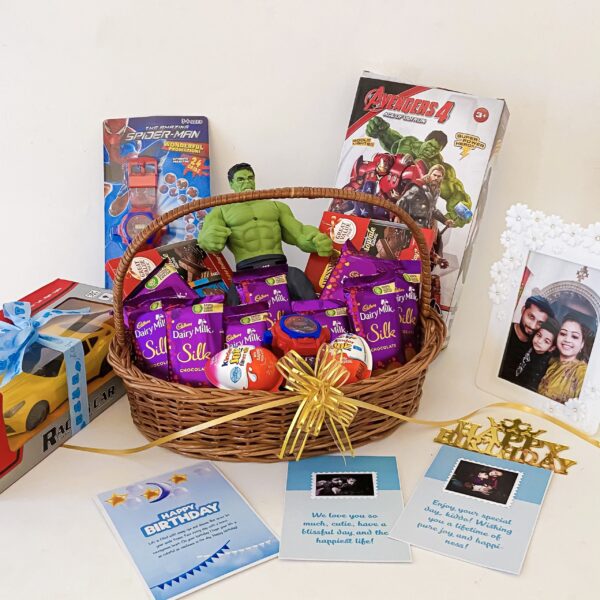 Premium children's day gift ideas with Chocolates, Avengers Toys and a sweet greetings. - Image 2