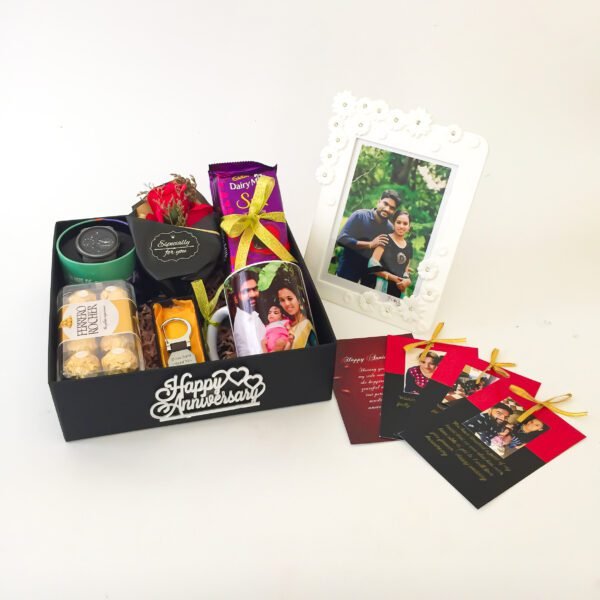Luxury Birthday gift hamper with Key Chain, Watch and a sweet greetings. - Image 3