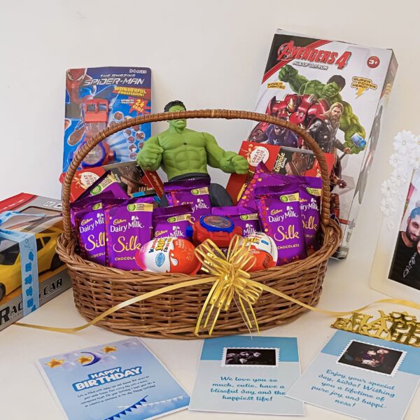 Premium children's day gift ideas with Chocolates, Avengers Toys and a sweet greetings. - Image 4
