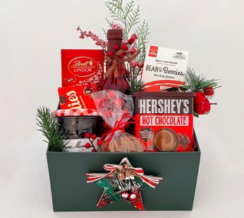 Legacy Christmas gift for employees with Chocolate, Wine, Nutties, Cookies, Jam