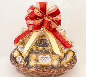 Special fathers day sweet gifts basket With Yummy Chocolates
