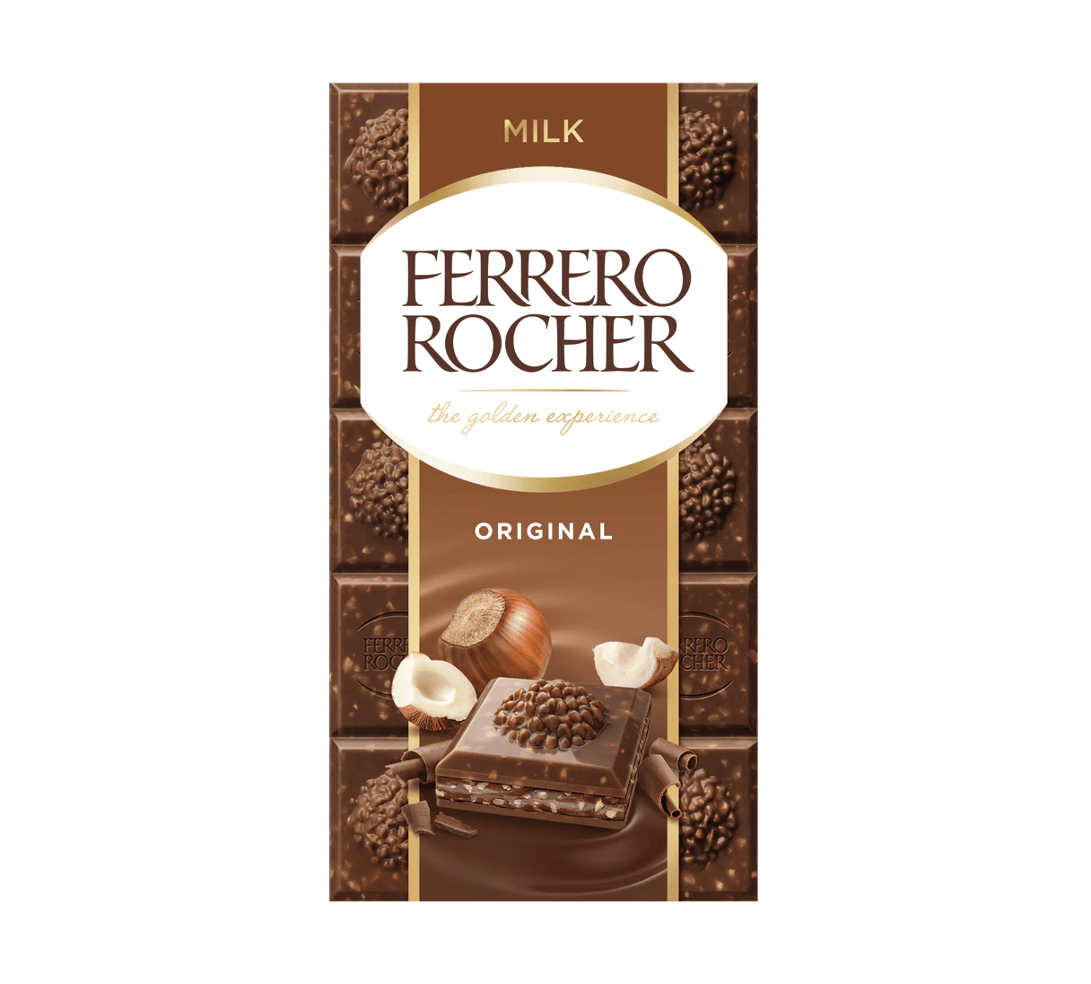 Ferrero Rocher Original Milk Chocolate bar 90gm