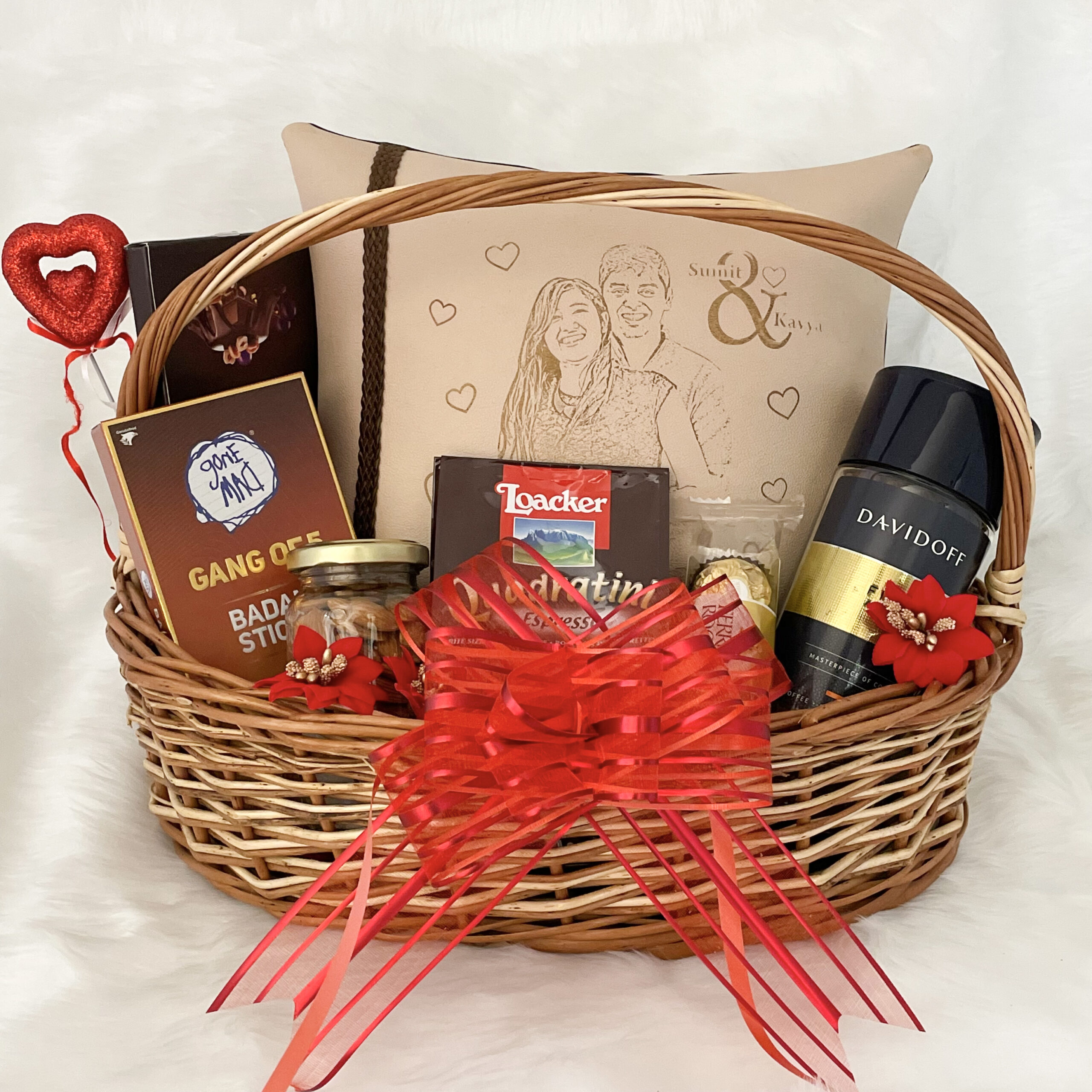 Valentine Birthday Gift Basket Hamper for Him Mens Gift Idea Dad Brother Husband 