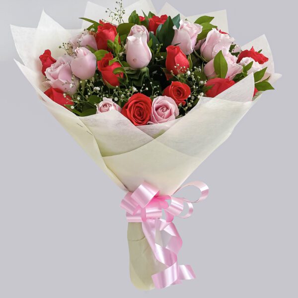 Happy rose day Flower gifts hamper Filled with the Fresh rose flowers - Image 5