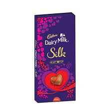 Dairy milk silk heart blush 259g