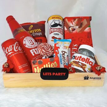 Dashing Party Hamper with Hot Snack, Drinks and More.