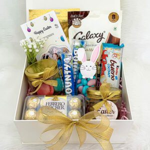 Order/send easter gifts to your friends, family, or colleagues that are filled with special chocolate cookies, red wine, milk chocolates, etc