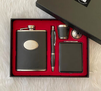 Give one of our Hip flask sets Hamper, Special hubby on his birthday