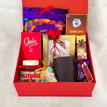 Deluxe Birthday Gift Hamper with Chocolates, Perfume, and Personalized Surprises