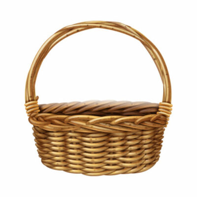 Make Your Own Luxury Hamper Kit Shallow Regtangle Dark Basket Red Lining 739006 