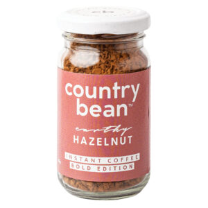 Country Bean Instant Coffee Powder  Hazelnut Flavoured Coffee 50 g
