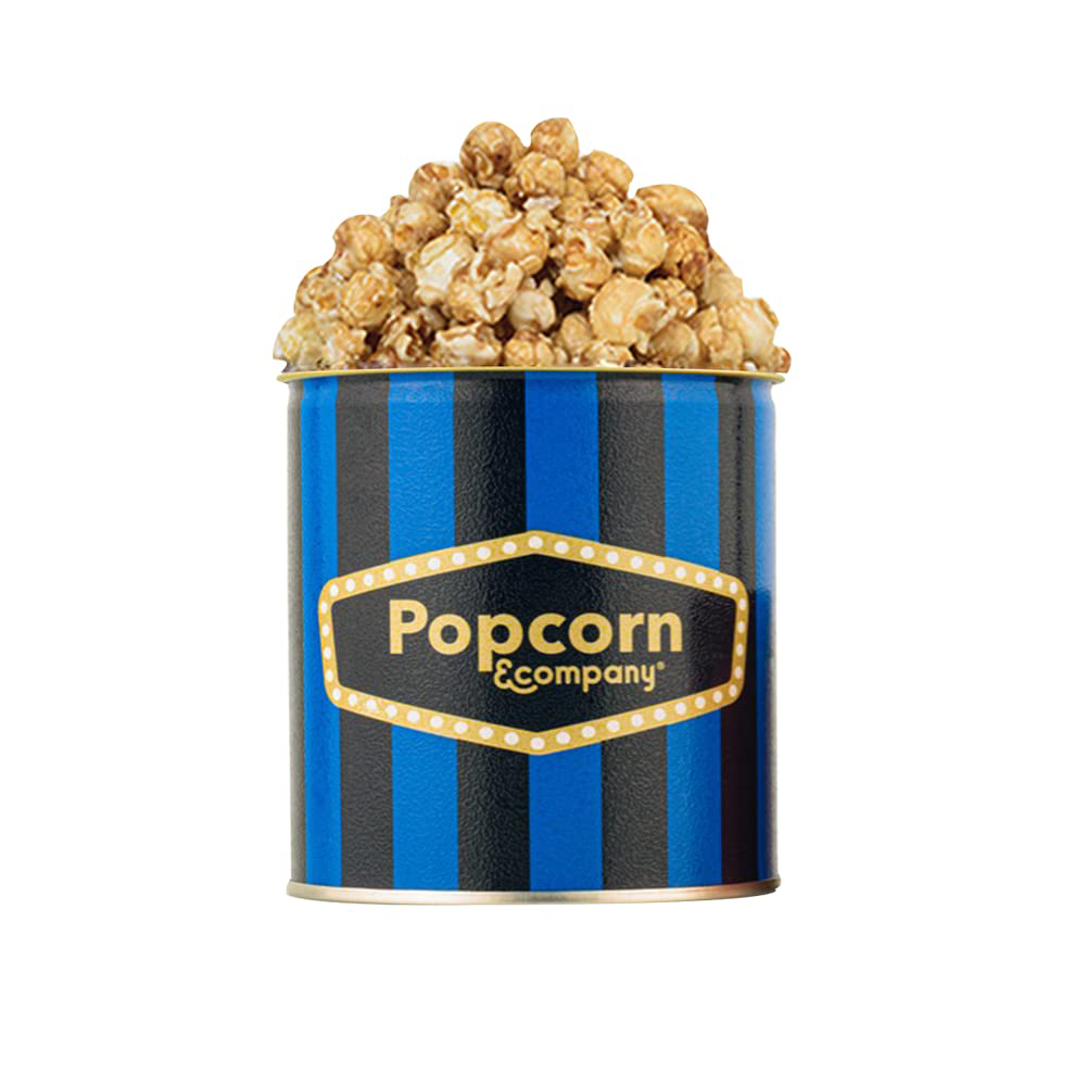 Popcorn & Company Caramel Lite I Caramel Popcorn, Party Pack Tin 130gm