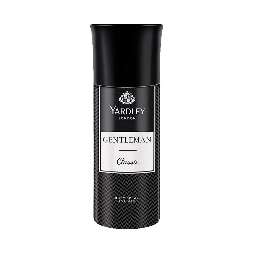 Yardley London Gentleman Classic Deodorant Body Spray For Men, 150ml