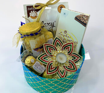 Special Diwali special gift with galaxy milk chocolate, almond nuts and more
