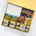 Basking In Tastes luxury Diwali gift hamper With Dry Fruits & Nuts, Butter Chikki, And More