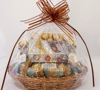 sweet birthday gifts for him, adorned with delicious Ferrero Rocher & Lindt pistachios