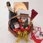Anniversary gift basket for friends