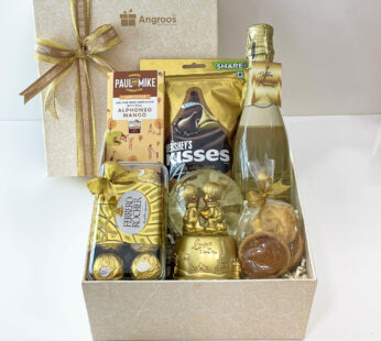Golden Moments Valentine’s Day Gift Box With Chocolates, Love Dome, And More