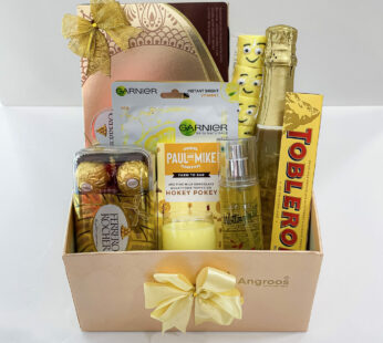 Bridal Blossoms Unique Gift Hamper For Bride With Serum Mask, Perfumes, Scented Candle, And More