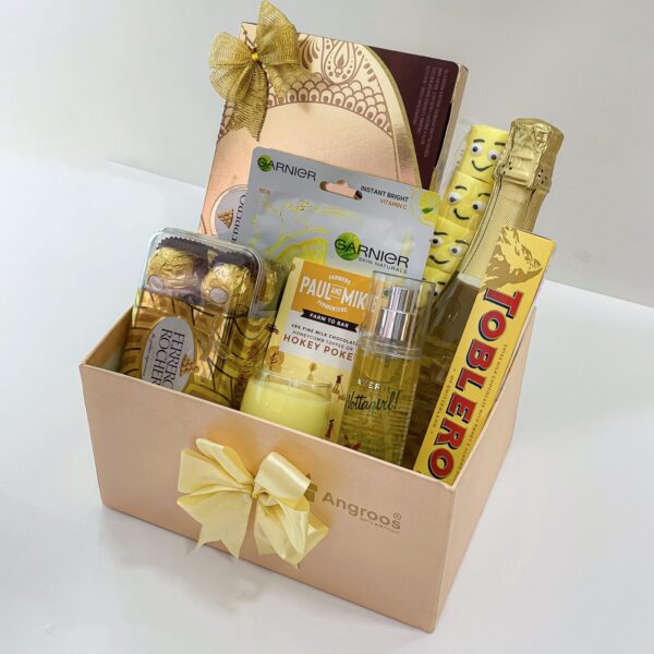 Bridal Blossoms Unique Gift Hamper For Bride With Serum Mask, Perfumes, Scented Candle, And More - Image 2