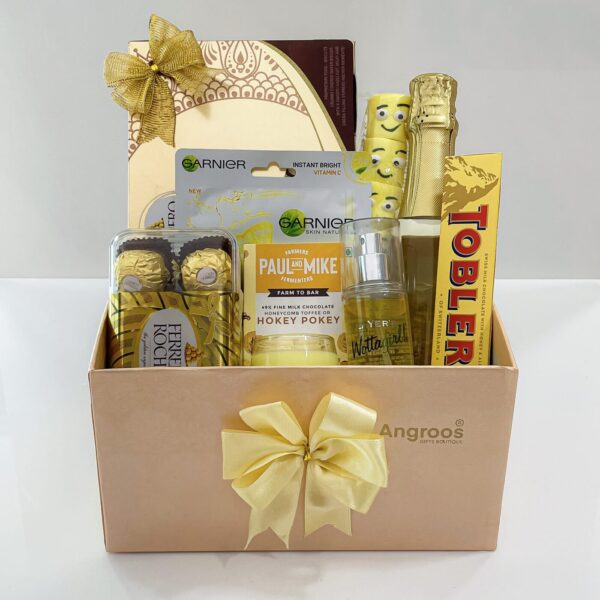 Bridal Blossoms Unique Gift Hamper For Bride With Serum Mask, Perfumes, Scented Candle, And More - Image 4