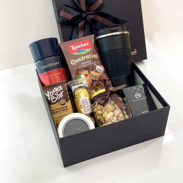 Unique gift for boyfriend on anniversary with Davidoff Coffee, dry nuts, and more - Image 4