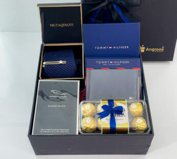 Premium Anniversary Gifts for Husband with perfume, wallet, delicious chocolate