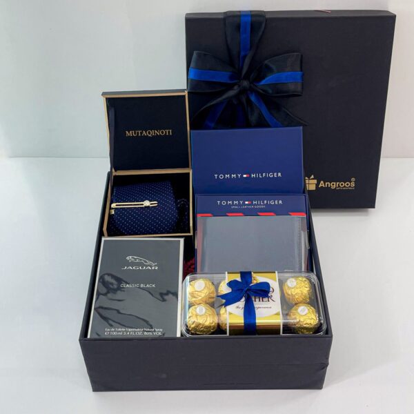 Exquisite gifts for Dad for fathers Day contains perfume, a wallet, and chocolate - Image 2