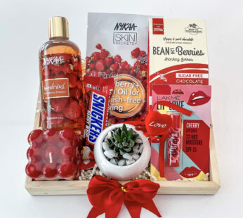 Exotic Indulgence Birthday Gift Hamper For Her With Chocolates, Scented Candle, And More