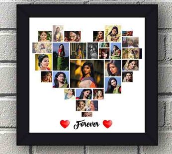 Personalized Love collage photo frame for Couples