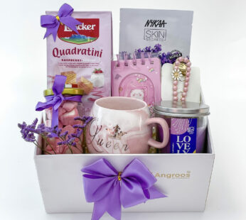 Lilac Mirage Women’s Day Special Gift With Personal-Care Products, Candies, Coffee Mug, And More