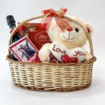 romantic valentines day basket