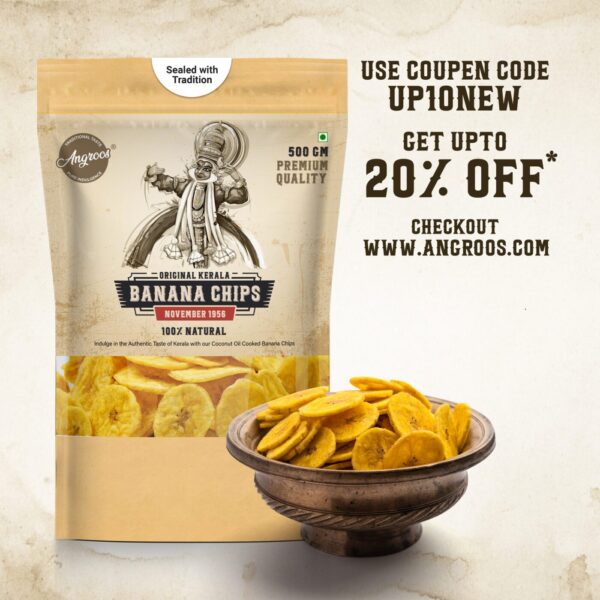 Golden Banana Bites Traditional Banana Chips (3 Packs Of 500g) - Image 2