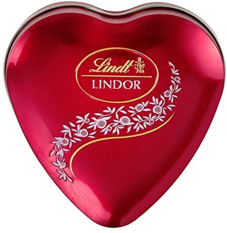Lindt Lindor Chocolate Gift Pack Heart Tin Box- 62.5g
