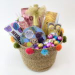 The Best Easter Gift Baskets with an assortment of delicious treats and festive goodies.