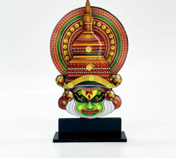 Experience Kerala culture with the traditional handicraft kathakali face (Height 8 In, Width 4.5 In.)