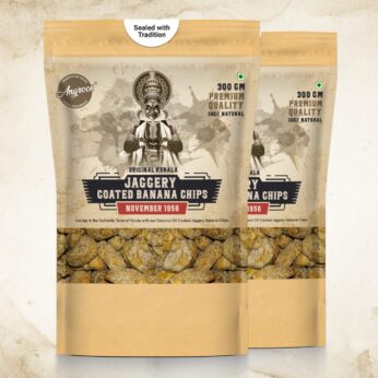 Kerala Jaggery Chips (2 Packs Of 300g)