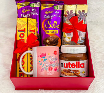 Delicious Gifts for Mom on Her Birthday, with Many More Chocolates and a customized Mug
