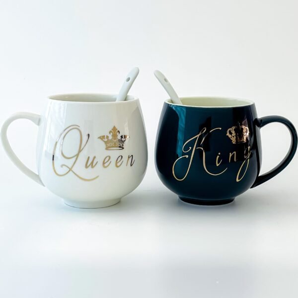Couple Mugs Set - King and Queen Mug
