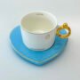 coffee mug with tray