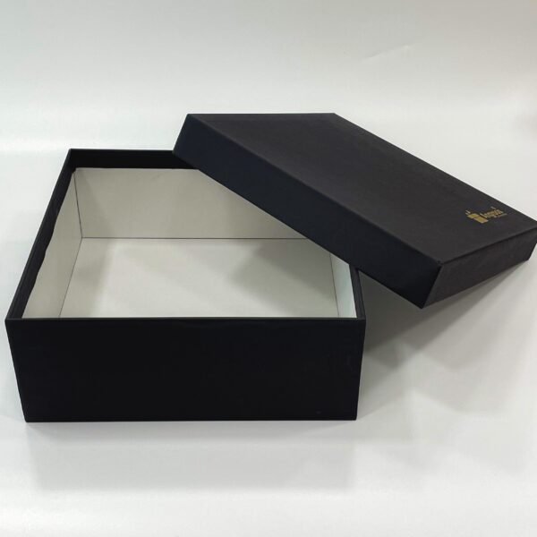 Elegant and Durable Black Coloured gift wrap box with 4x 10x 10 inch - Image 2