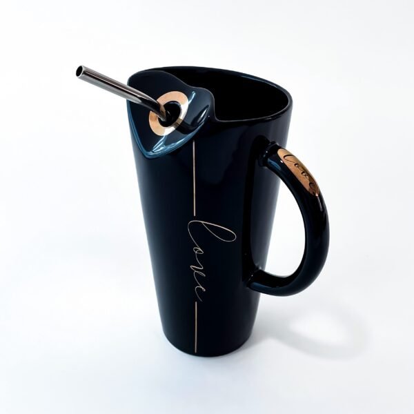 Black ceramic mug : The Ultimate Solution for Your Daily Beverage Needs - Image 2