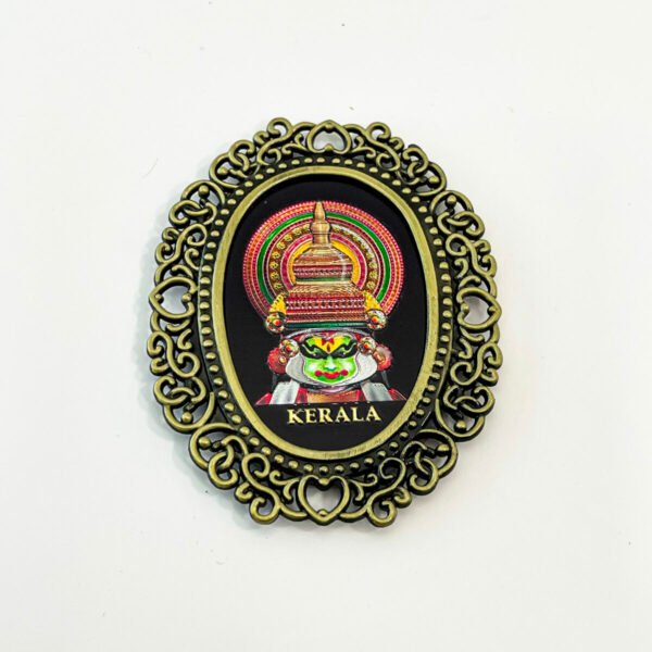 Fridge magnet kathakali face
