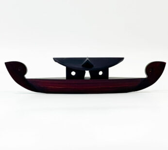 Traditional handcrafted wooden boat Kerala (H 3 x W 13 x L 2 inches)