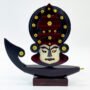 Kerala Kathakali Mask with Boat Stand