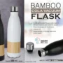 Personalized Stainless steel double walled vacuum flask