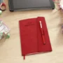 Premium Red Notebook Diary