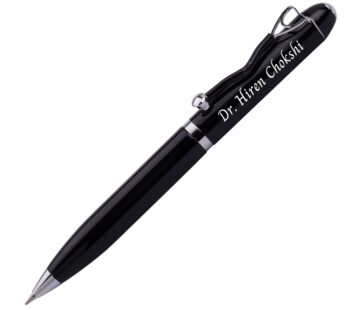 Doctor Premium Black Pen with Name Engraving pack of 3