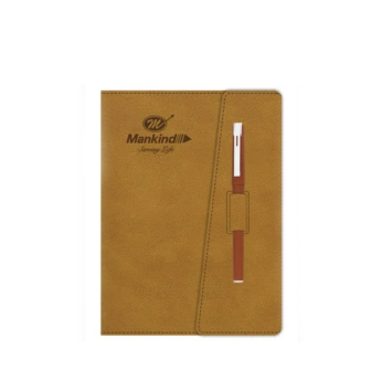 Premium A5 Brown Notebook Diary – Pu Leather Dairy