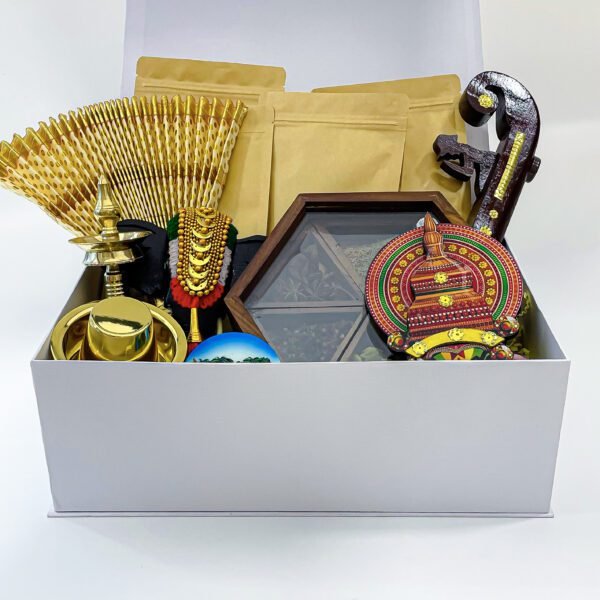 Cherish Traditions with the finest Onam gift that contains Nilavilakku, Udayada, and more - Image 4